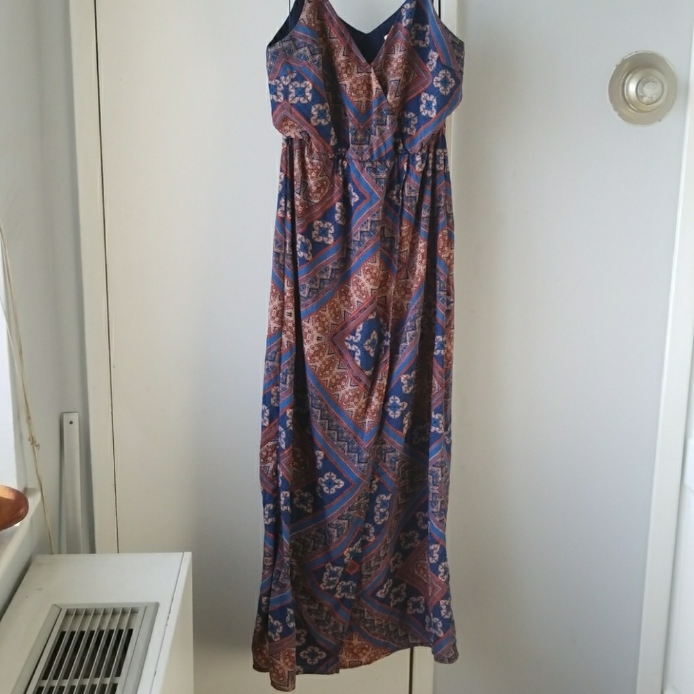Patterned maxi dress